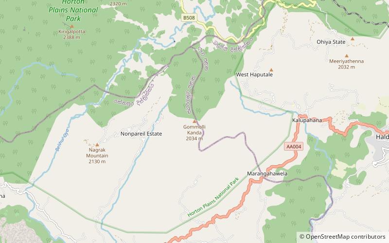 Gommolli Kanda location map