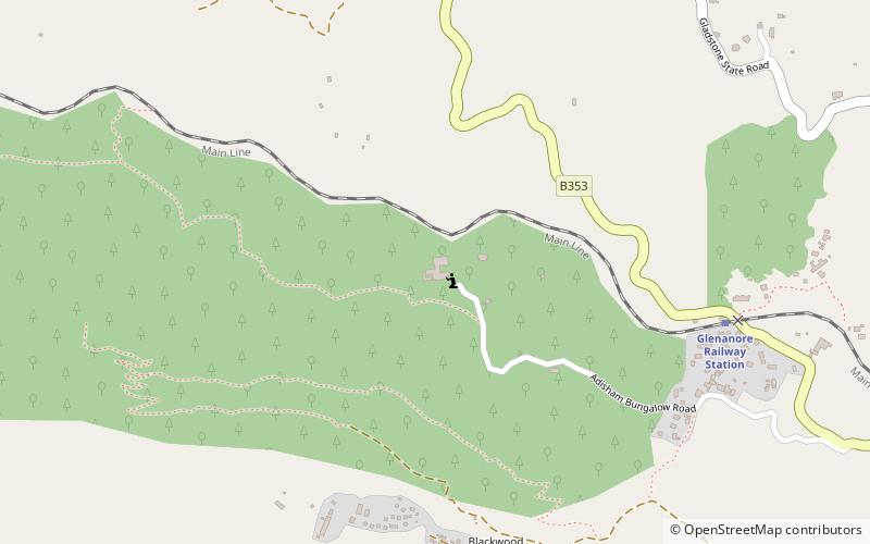 Adisham Hall location map