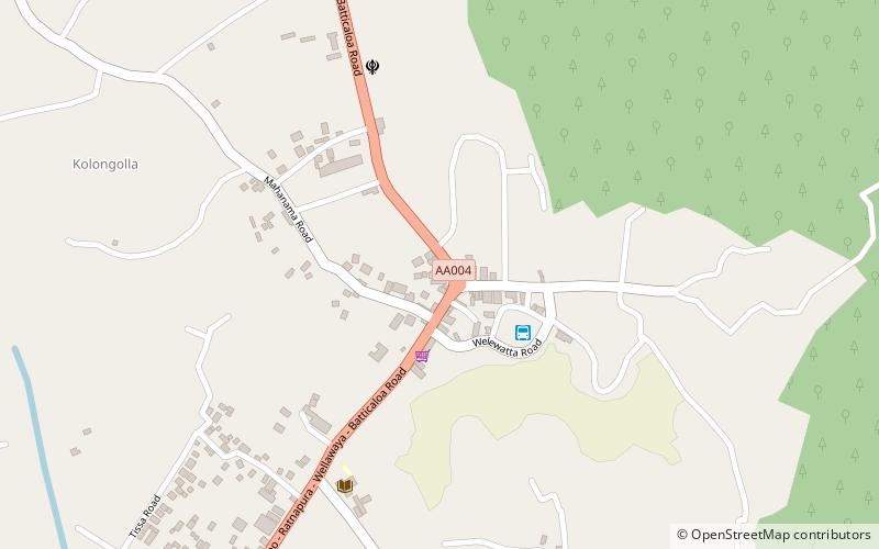 Monaragala location map