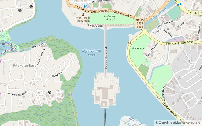 Diyawanna Lake location map