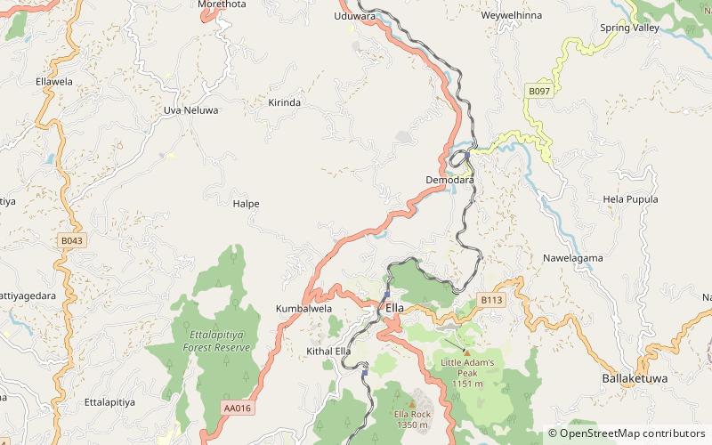 Halpe Pattini Devalaya location map