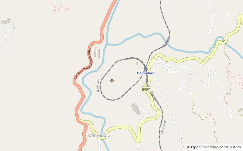 Demodara Railway Spiral location map