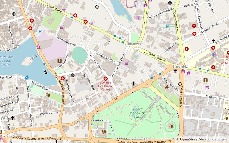 Moors Sports Club Ground location map