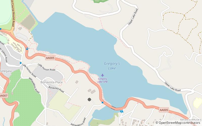 Lake Gregory location map