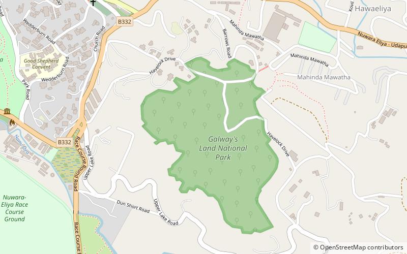 Galway's Land National Park location map