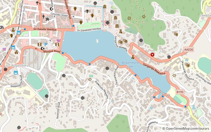 welivita sri sangharaja museum kandy location map