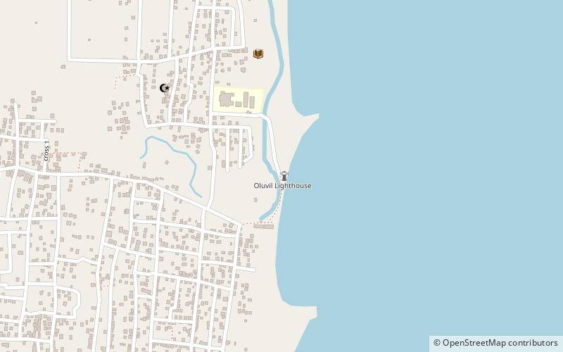 Oluvil Lighthouse location map