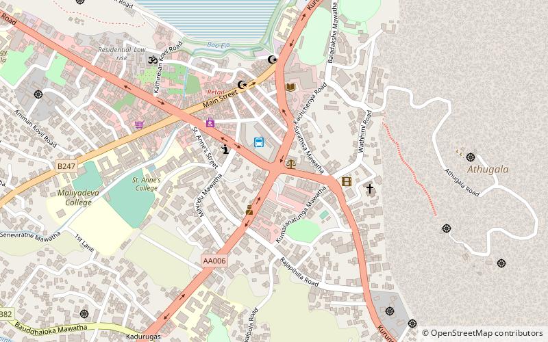 Kurunegala Clock Tower location map