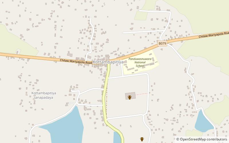 Panduwasnuwara Museum location map