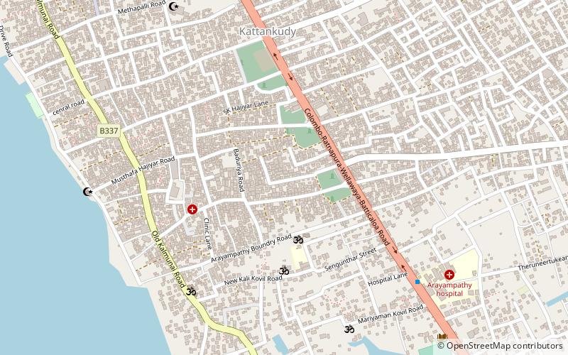 Kattankudi location map