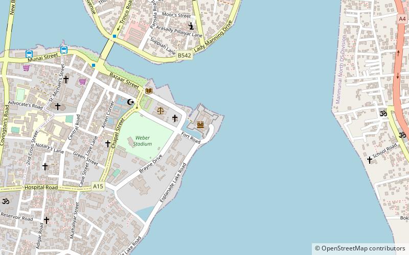 Batticaloa Museum location map