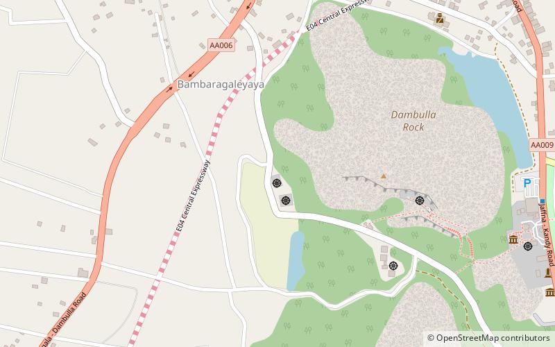 dambulla somawathi stupa location map