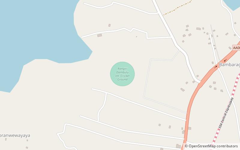 Rangiri Dambulla International Stadium location map