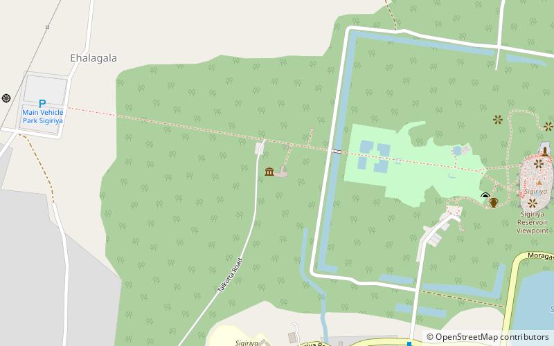 Sigiriya Museum location map