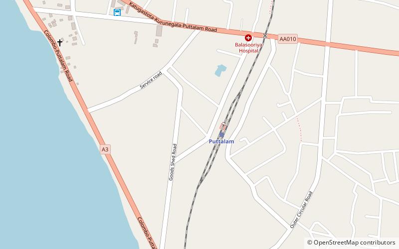 Puttalam location map