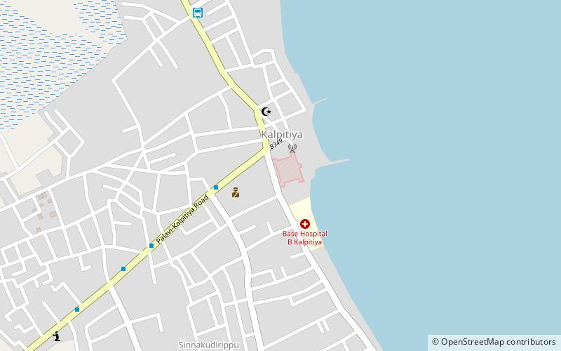 Kalpitiya fort location map