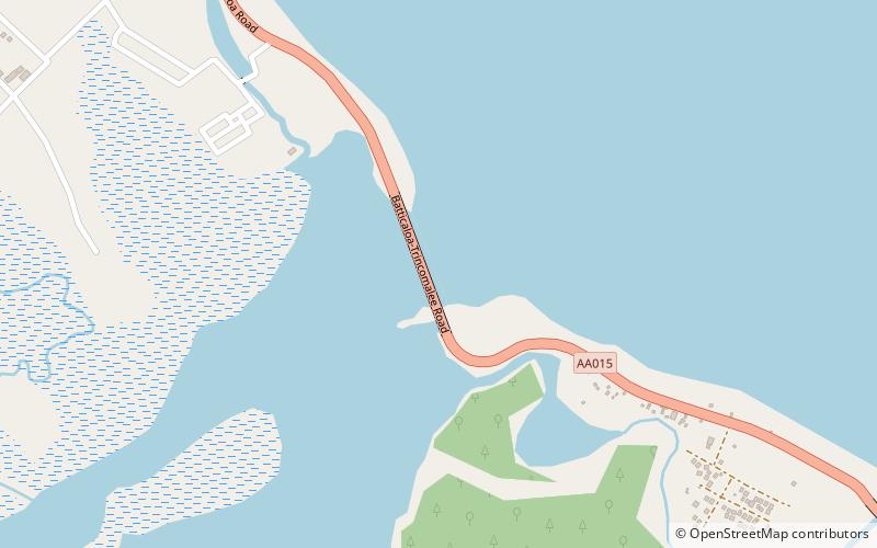 upparu bridge location map