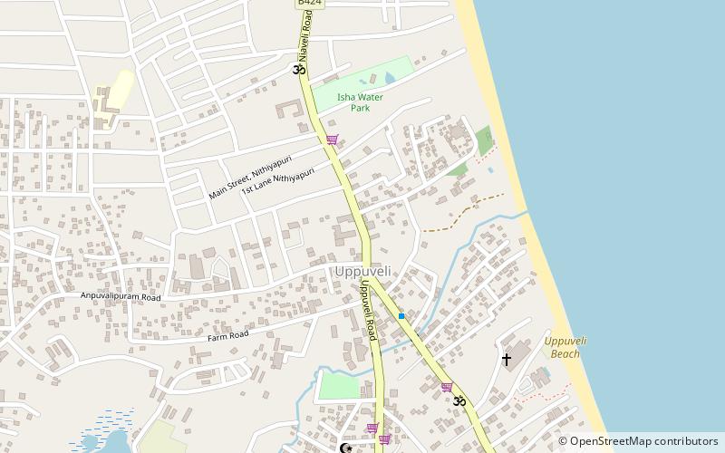 Uppuveli location map