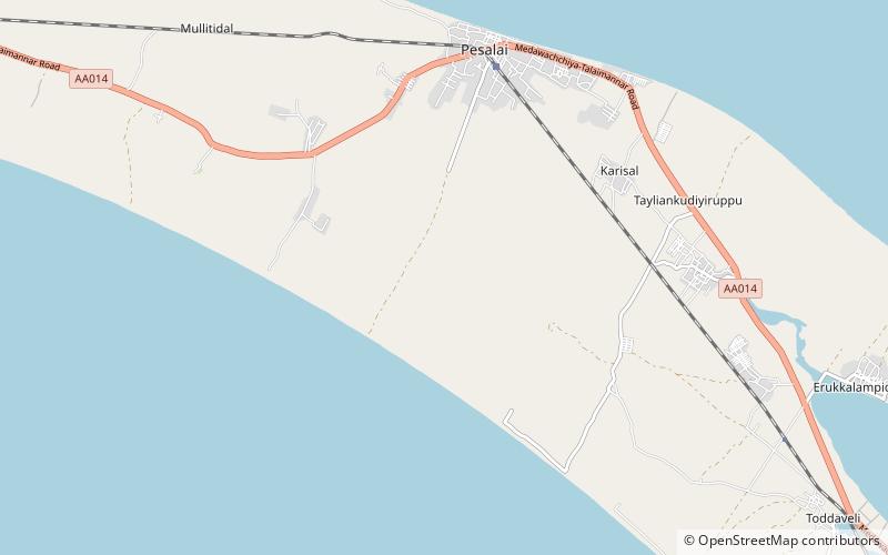 Mannar Island location map