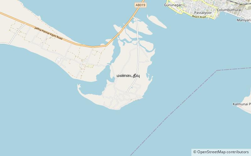 Mandaitivu location map