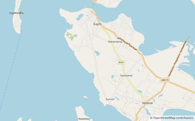 kayts velanai island location map