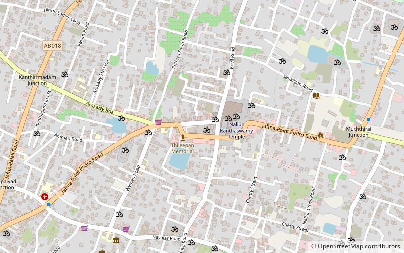 Nallur Kandaswamy temple location map