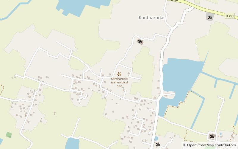 Kantharodai Archeolgical Site location map