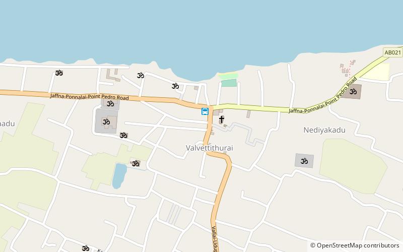 Valvettithurai location map