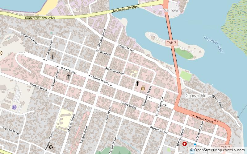 United Methodist University location map