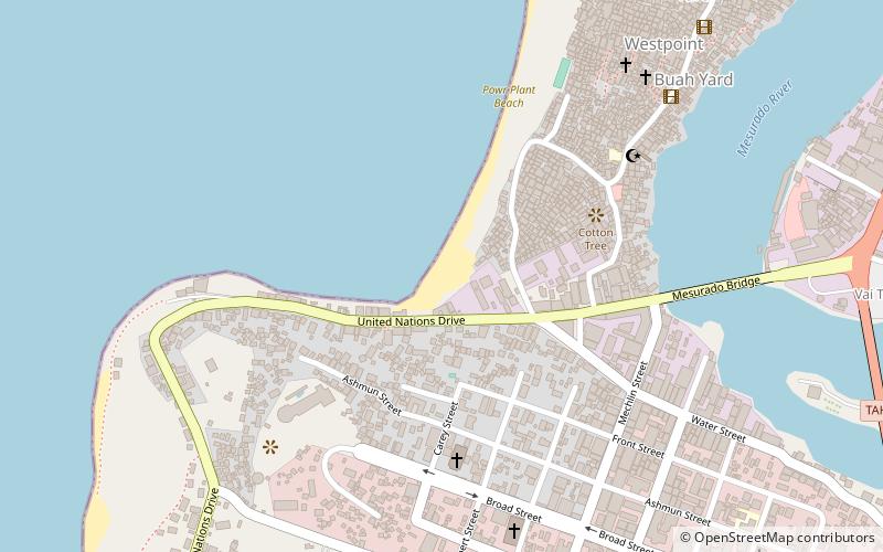 Powr Plant Beach location map