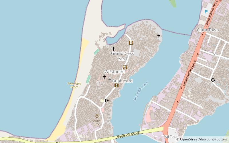 West Point location map