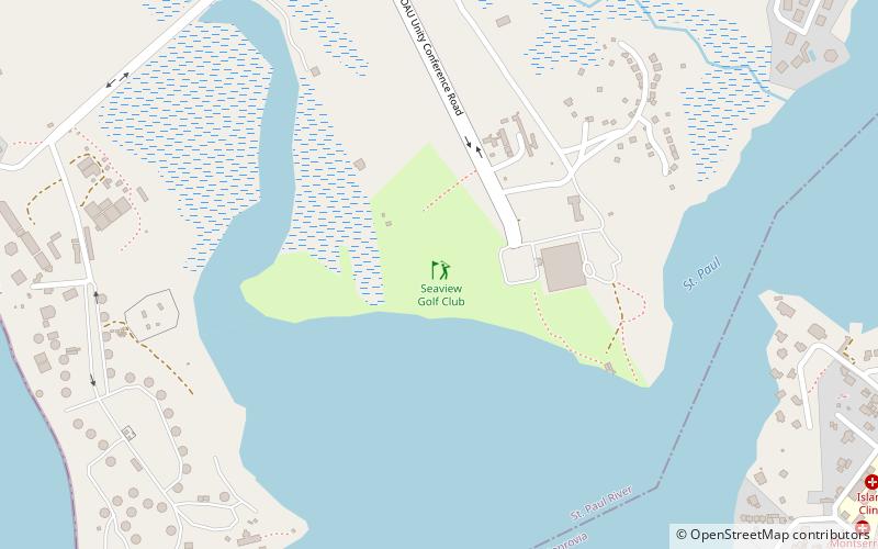 Seaview Golf Club location map
