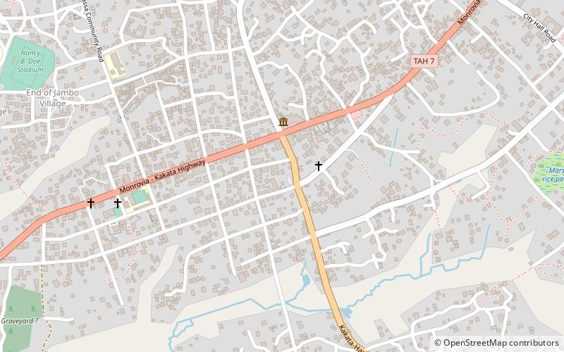 kakata district location map