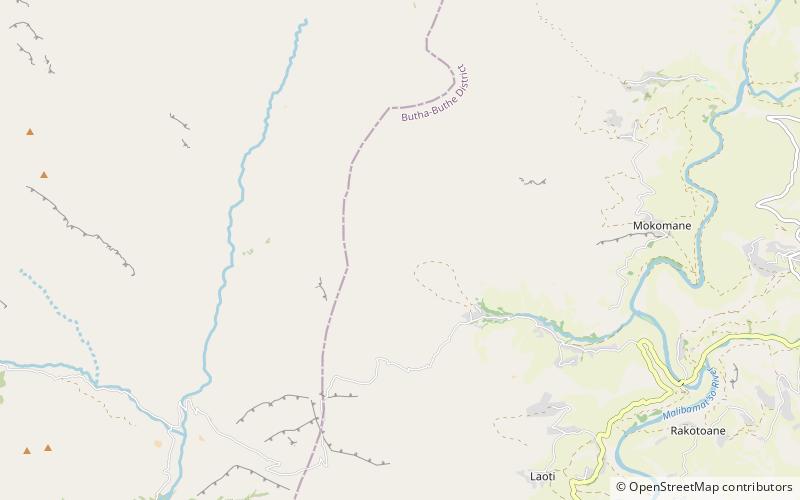 Lesotho Highlands location map