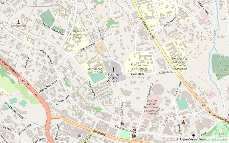 Cathedral of St Mary and St James location map
