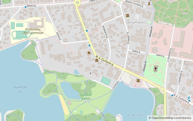 m k ciurlionio memorialinis muziejus druskininkai location map