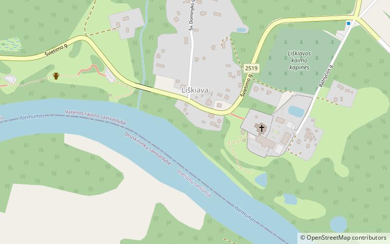 Liškiava location map
