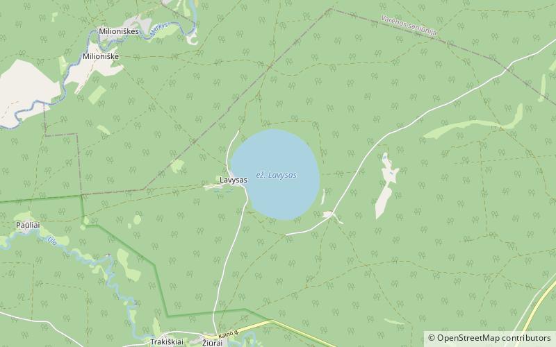 Lavysas location map