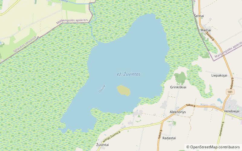 Żuwinta location map