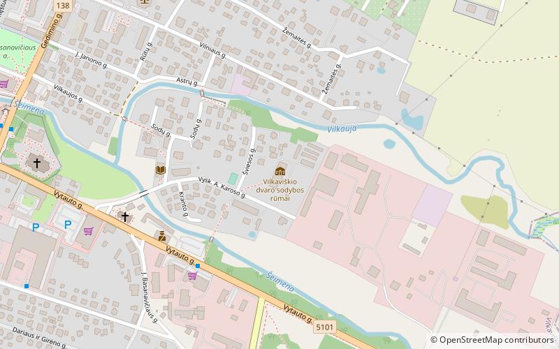vilkaviskis manor location map