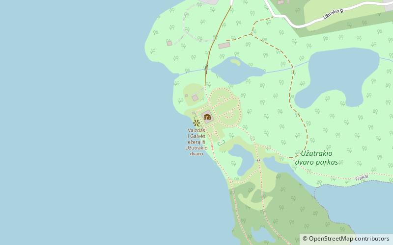 Užutrakis Manor location map