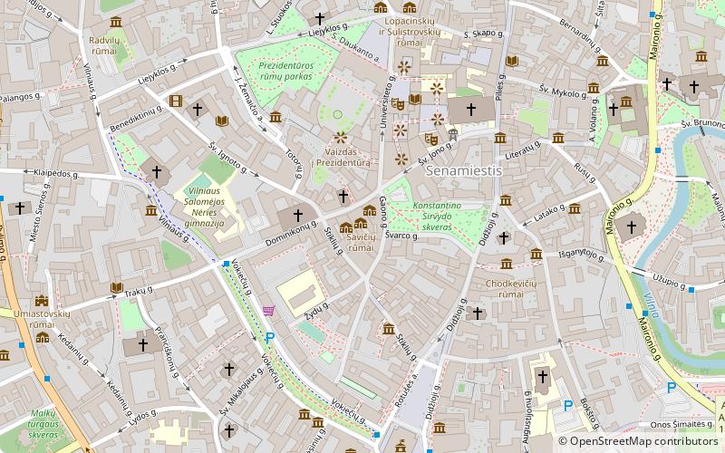 Bžostovskiai Palace location map
