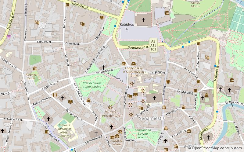 Daukanto Square location map