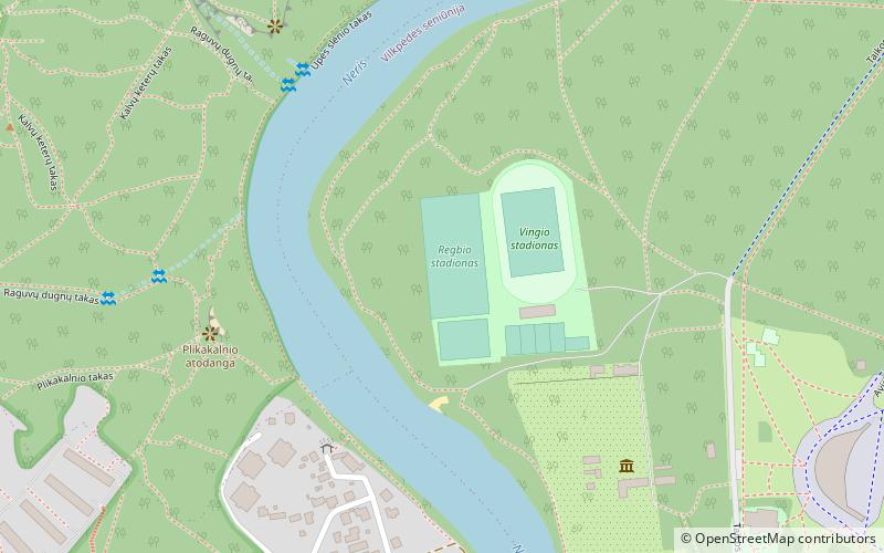 Vingis Park Rugby Stadium location map