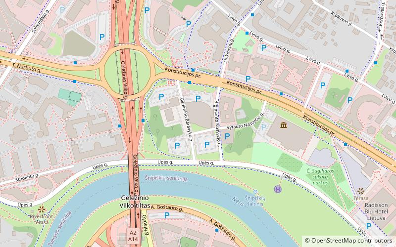 Forum Palace location map