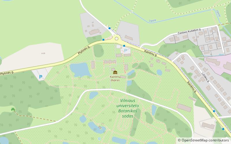 Kairėnai Manor location map