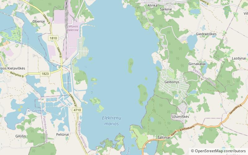 Elektrėnai Reservoir location map