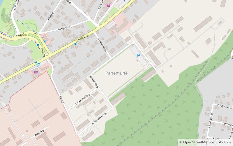 Panemunė location map