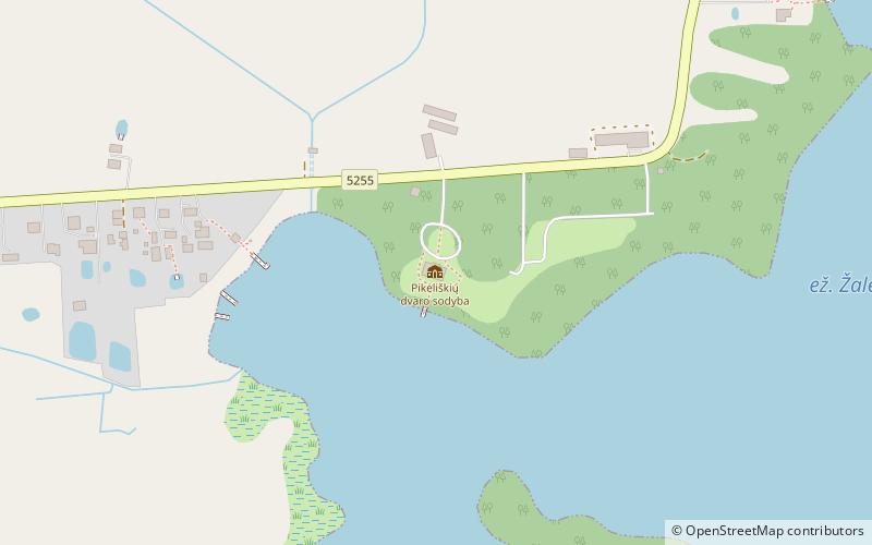 Pikeliškės Manor location map