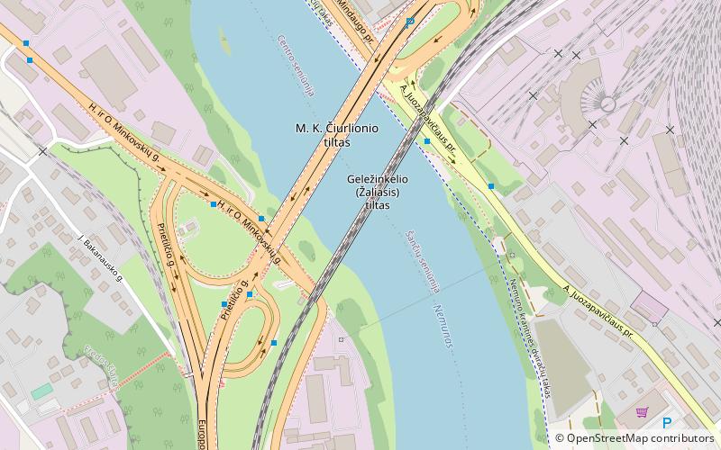 Pont ferroviaire de Kaunas location map